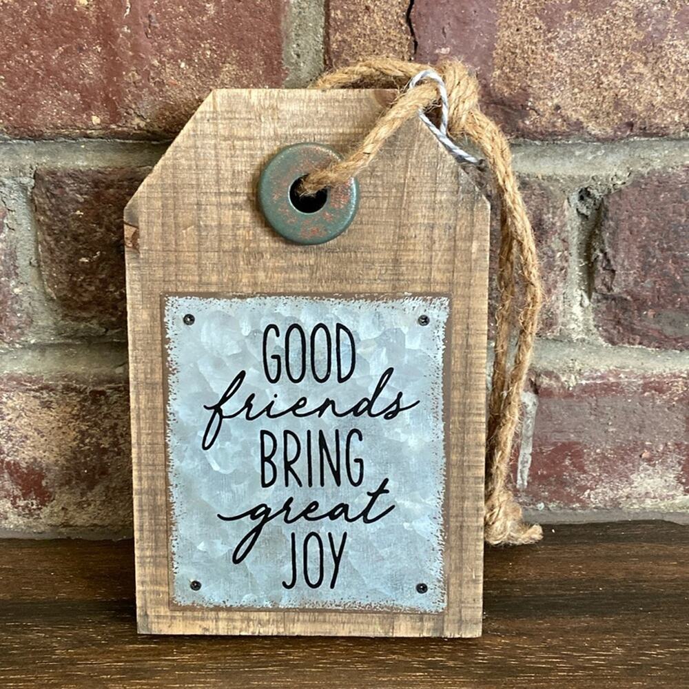 Hobby Lobby good friends decorative accent‎ wall or standing artwork
